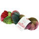 Lana Grossa MEILENWEIT 100g Merino Hand-dyed | 307-verde/rojo oscuro/verde negro/marrón/rojo violeta