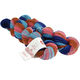 Lana Grossa MEILENWEIT 2 pelotas à 50g Merino Hand-dyed | 224-Kashmir