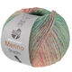 Lana Grossa MEILENWEIT 100g Merino Extrafine Shades | 7229-rojo salmón/crema/verde turquesa/verde amarillento