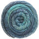 Lana Grossa MEILENWEIT 150g Rainbow | 104-turquesa/octanaje claro/octanaje oscuro/jeans oscuro/gris verde