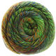 Lana Grossa MEILENWEIT 150g Rainbow | 110-verde/verde oscuro/naranja roja/marrón oscuro