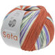 Lana Grossa MEILENWEIT 100g Seta Adriana | 3243-gris azulado/blanco/terracota/purpura/caña