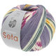 Lana Grossa MEILENWEIT 100g Seta Adriana | 3247-color crudo/amarillo/verde oscuro/gris/fucsia