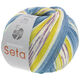 Lana Grossa MEILENWEIT 100g Seta Adriana | 3248-color crudo/jeans/azul paloma/azul claro/amarillo/ciruela