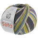 Lana Grossa MEILENWEIT 100g Seta Giappone | 3387-gris oscuro/color crudo/terracota/limón/gris ratón/pistacho/azul azur