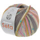 Lana Grossa MEILENWEIT 100g Seta Giappone | 3388-gris/color crudo/turquesa/pistacho/azul pastel/taupe/clavel rosa