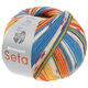 Lana Grossa MEILENWEIT 100g Seta Giappone | 3391-azul oscuroro/terracota/pistacho/rojo violeta/blanco/azul azur/amarillo