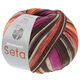 Lana Grossa MEILENWEIT 100g Seta Hokkaido | 3581-herrumbre/marrón oscuro/naturaleza/naranja/antracita/fucsia/gris oscuro