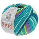 Lana Grossa MEILENWEIT 100g Seta Hokkaido | 3582-azul turquesa/turquesamenta/limón/azul oscuroro/blanco/azul violeta