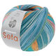 Lana Grossa MEILENWEIT 100g Seta Hokkaido | 3588-verde/azul turquesa/albaricoque/octanaje/blanco/azul claro/rosa