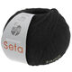 Lana Grossa MEILENWEIT 100g Seta | 16-negro