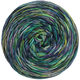 Lana Grossa MEILENWEIT 100g Sooty | 6229-turquesa/amarillo limón/verde claro/verde oscuro/negro/gris púrpura