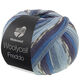 Lana Grossa MEILENWEIT 100g Woolycell Freddo | 6041-azul claro/azul pastel/gris azul/azul/marino/gris oscuro/gris plata