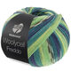 Lana Grossa MEILENWEIT 100g Woolycell Freddo | 6046-azul octanaje/azul noche/verde octanaje/verde claro/jade/gris oscuro/gris claro