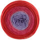 Lana Grossa MERINO LACE AQUARELL | 04-gris violeta/frambuesa/rojo tomate