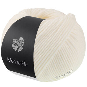 Lana Grossa MERINO PIÙ | 24-blanco