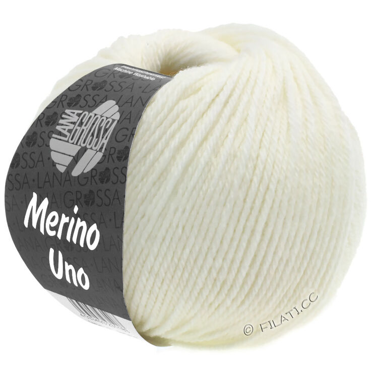 Lana Grossa MERINO UNO | 01-blanco