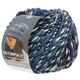Lana Grossa OLYMPIA Ice | 322-negro/blanco/marino/rojo violeta/gris azul