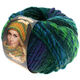 Lana Grossa OLYMPIA Classic | 025-verde botella/turquesa/violeta/verde claro