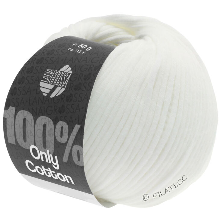 Lana Grossa ONLY COTTON | 01-blanco