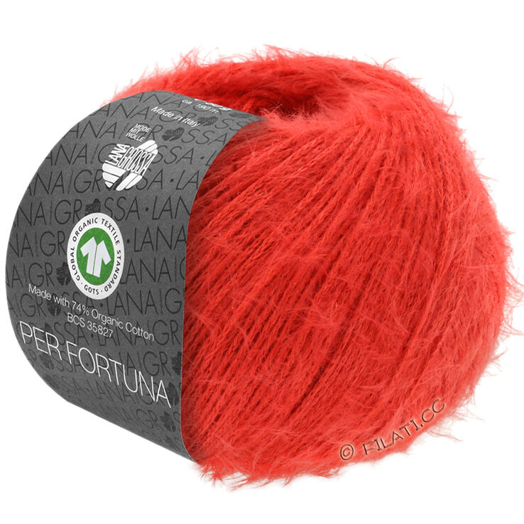Lana Grossa PER FORTUNA (GOTS) | 02-rojo