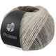 Lana Grossa PICASSO | 14-blanco/gris claro/gris medio/gris oscuro