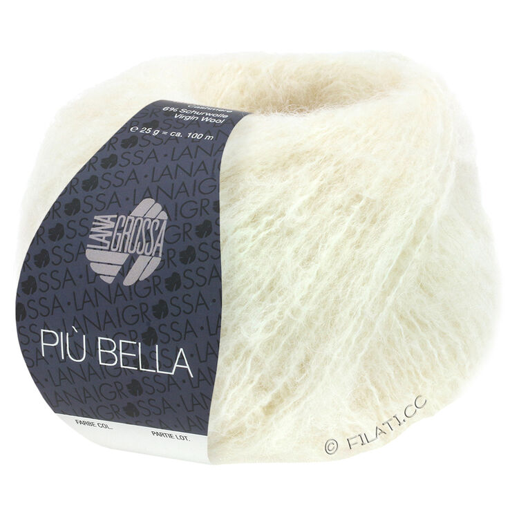 Lana Grossa PIÙ BELLA | 01-color crudo