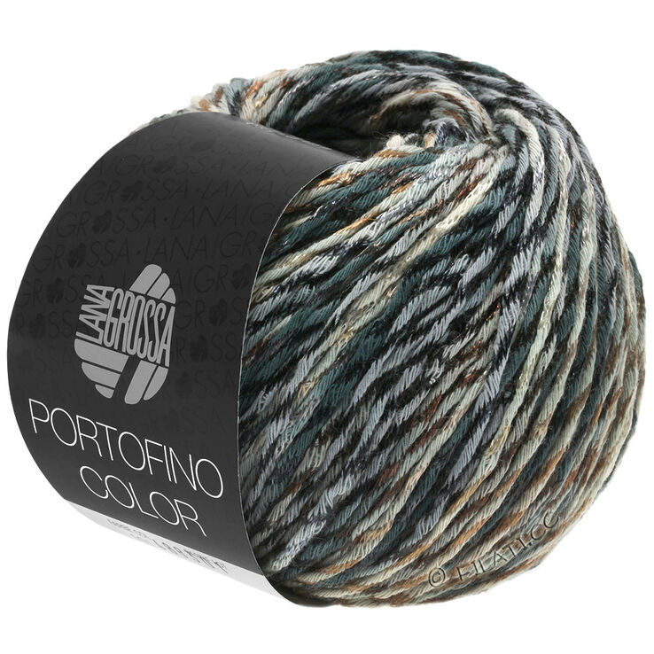 Lana Grossa PORTOFINO Color | 101-color crudo/gris claro/gris oscuro