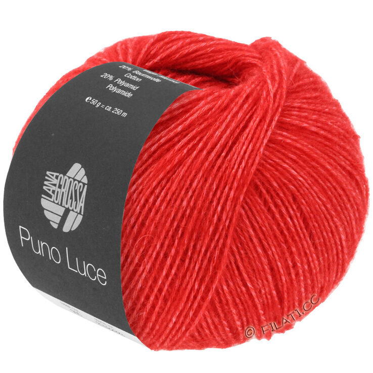Lana Grossa PUNO LUCE | 12-rojo