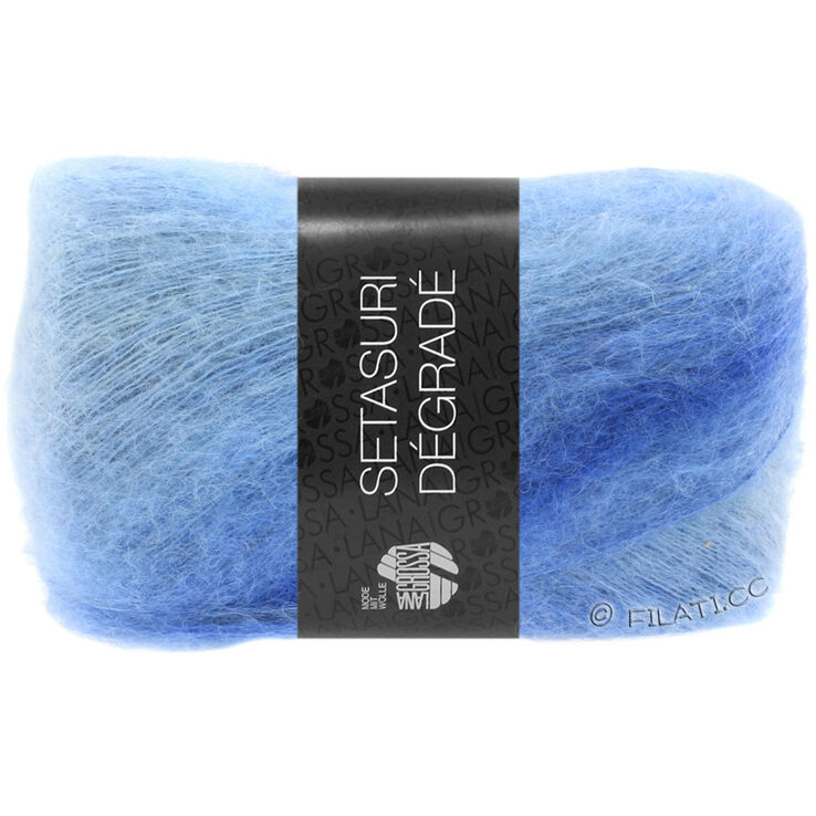 Lana Grossa SETASURI Dégradé | 101-azul claro/azul/real