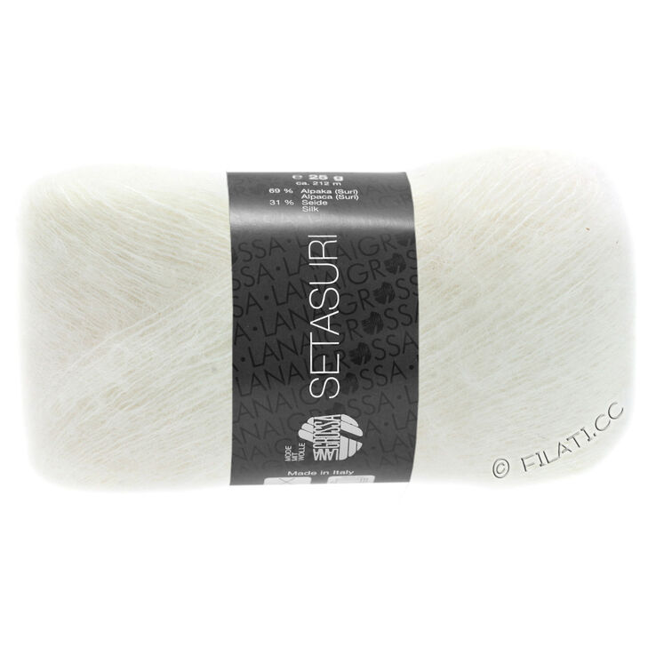 Lana Grossa SETASURI | 01-blanco