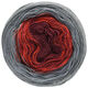 Lana Grossa SHADES OF MERINO COTTON | 405-rojo oscuro/rojo claro/gris/gris oscuro