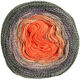 Lana Grossa SHADES OF MERINO COTTON | 413-naranja/beige/berenjena/gris oscuro