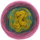 Lana Grossa SHADES OF MERINO COTTON | 416-rosa vívida/moca/octanaje/amarillo