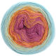 Lana Grossa SHADES OF MERINO COTTON | 418-rosa/lila/naranja/arena/azul hielo