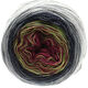 Lana Grossa SHADES OF MERINO COTTON | 605-burdeos oscuro/verde delicado/antracita/gris claro/gris oscuro