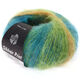 Lana Grossa SILKHAIR Print/Landlust | 303-violeta/naranja/verde claro/turquesa