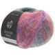 Lana Grossa SILKHAIR Print/Landlust | 305-gris azul/vino tinto/violeta/rosa