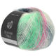 Lana Grossa SILKHAIR Print/Landlust | 378-verde claro/rosa vívida/ciclamino/verde delicado/gris