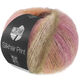 Lana Grossa SILKHAIR PRINT | 434-rosa vieja/naranja/taupe/beige claro