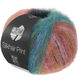 Lana Grossa SILKHAIR PRINT | 438-rojo claro/azul turquesa/azul violeta/verde/gris
