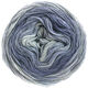 Lana Grossa SLOW WOOL LINO Dégradé | 205-gris claro/gris ratón/gris azulado
