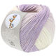 Lana Grossa SOFT COTTON Dégradé | 117-color crudo/purpura delicada/lila