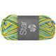 Lana Grossa STAR Print | 357-amarillo mostaza/verde/azul/verde opalo