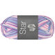 Lana Grossa STAR Print | 360-rosa delicada/azul violeta/violeta/lila