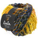 Lana Grossa STRIPY (lala BERLIN) | 08-naranja/gris azulado/verde claro/verde oscuro