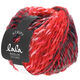 Lana Grossa STRIPY (lala BERLIN) | 09-rojo/rosa/borgoña/gris oscuro/antracita