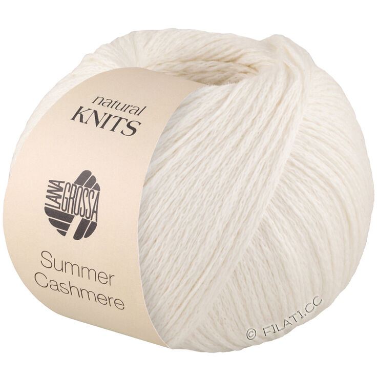 Lana Grossa SUMMER CASHMERE | 01-blanco