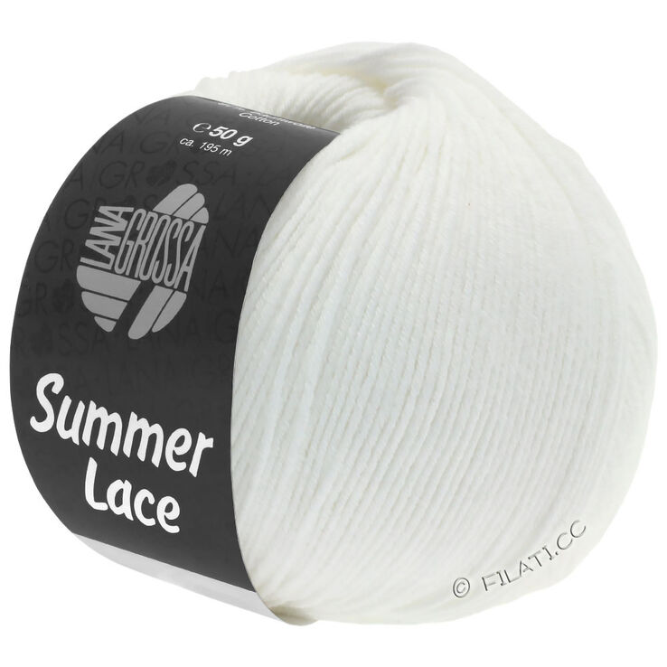 Lana Grossa SUMMER LACE | 01-blanco