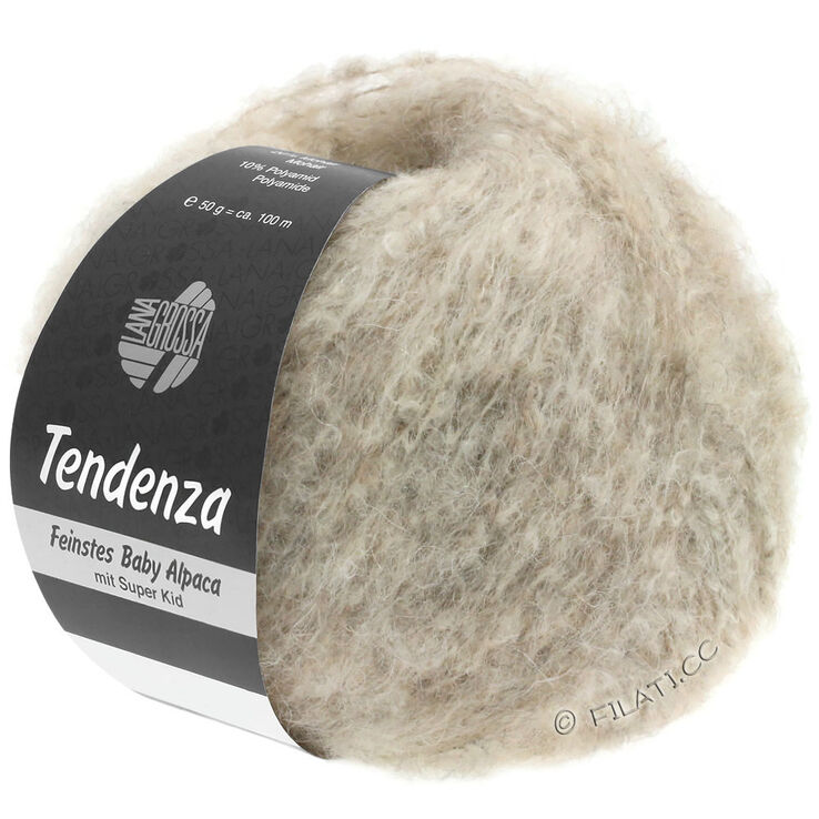 Lana Grossa TENDENZA | 001-beige/naturaleza
